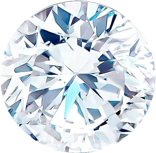 White lab-grown diamond