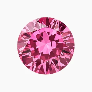 Pink lab-grown diamond